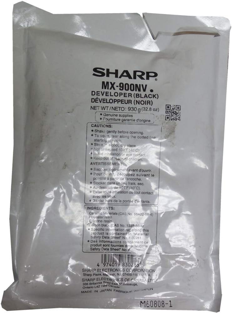 Sharp DEVELOPER Original Black 900NV 1054