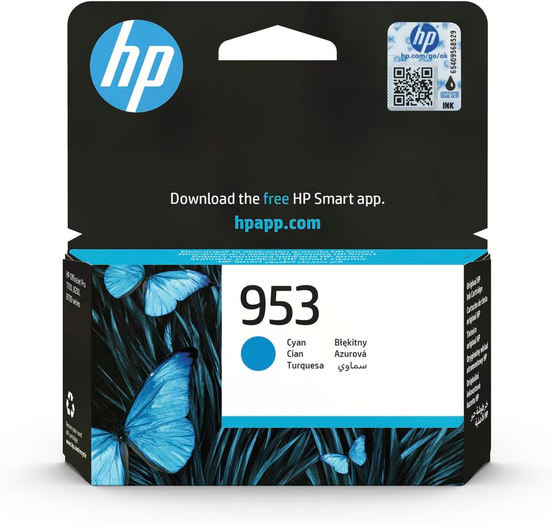 HP Ink Original Cyan 953/F6U12AE OFFICEJET PRO 8210/87