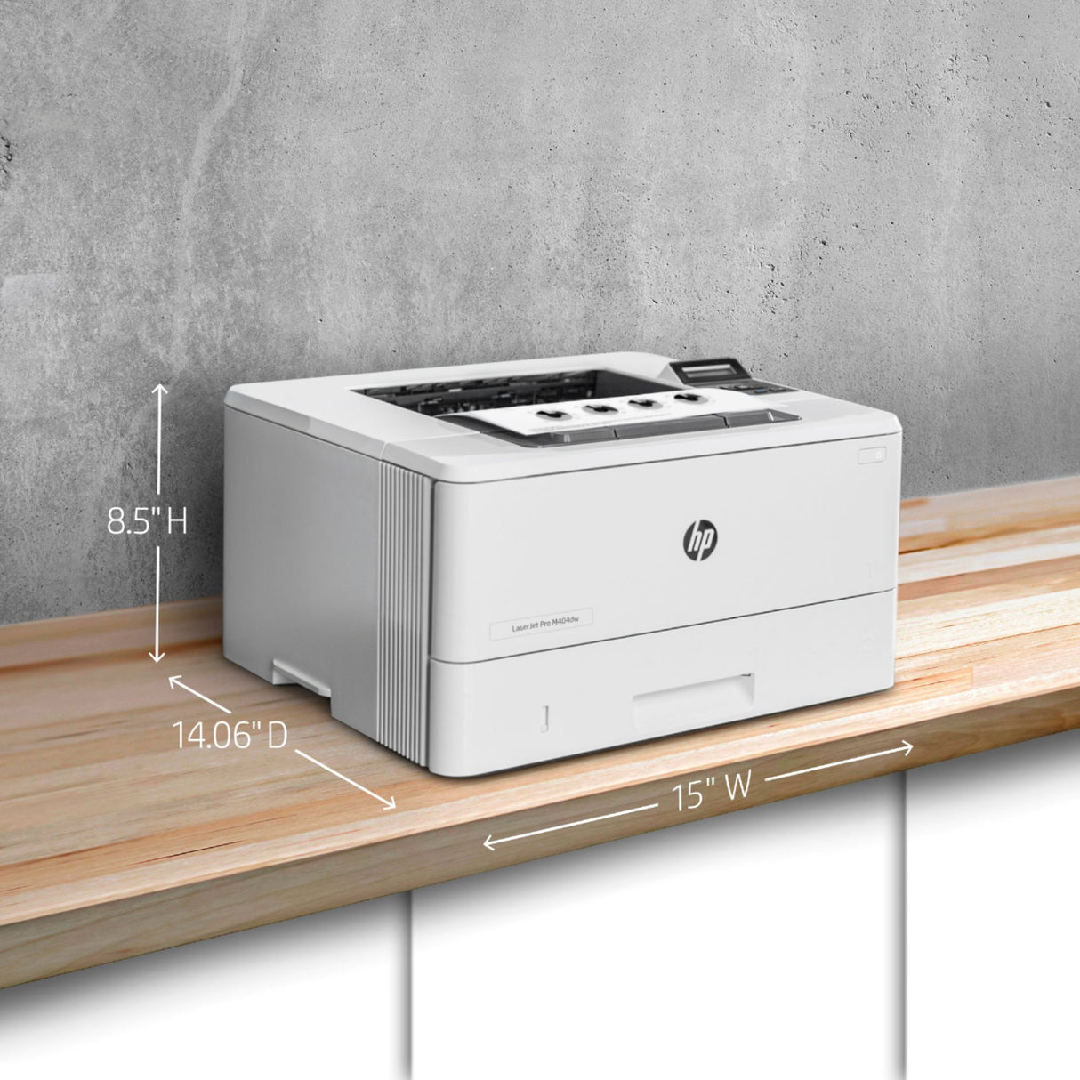 HP Printer Black Laserjet Pro M404DW