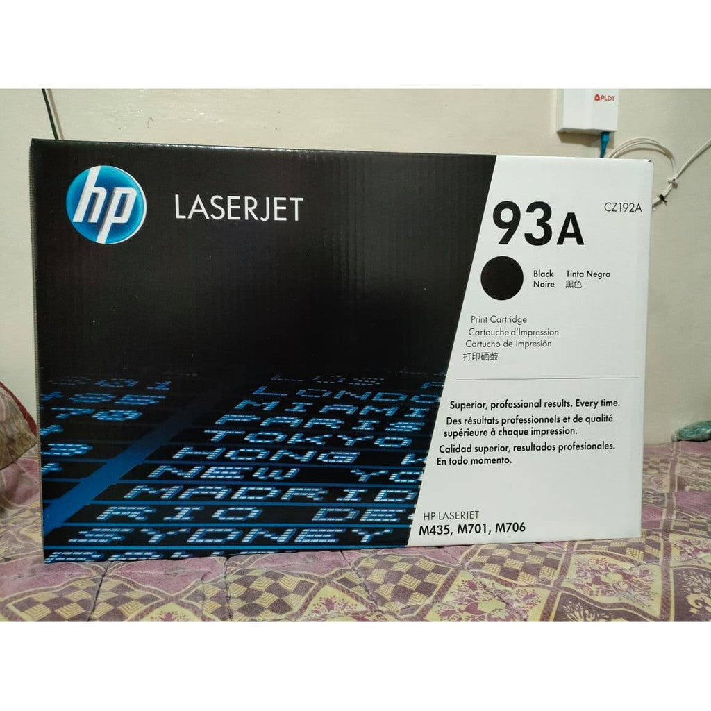 حبر ليزر أصلي من HP 93A/CZ192A أسود لطابعات M435/M701/M706