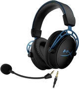 HyperX Cloud Alpha S Blue Gaming Headset Wired USB Microphone 4P5L3AA