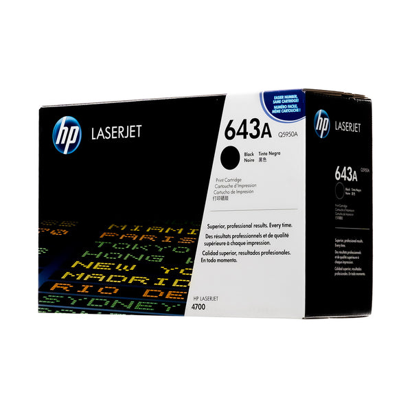 HP Toner Original Black 643A/Q5950A