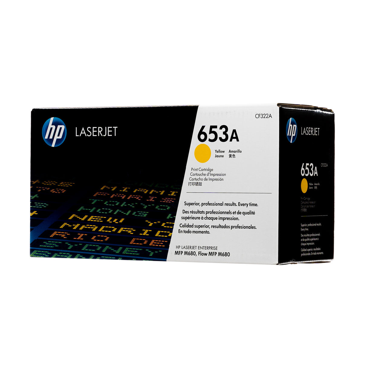 HP Toner Original Yellow 653A/CF322A M680