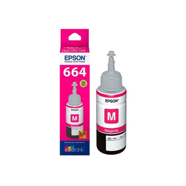 EPSON INK ORIGINAL MAGENTA T-6643 L100/L110/L120/L130/L132/L200/L210/L1455/L3050/L3060/L3070