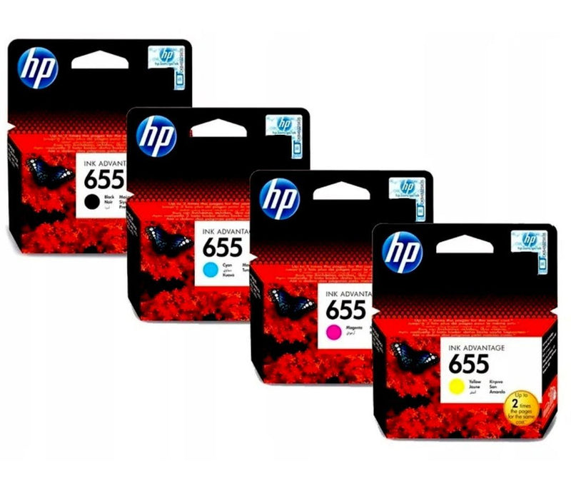 HP Ink Original Multipack 655 (CZ109AE, CZ110AE, CZ111AE, CZ112AE)