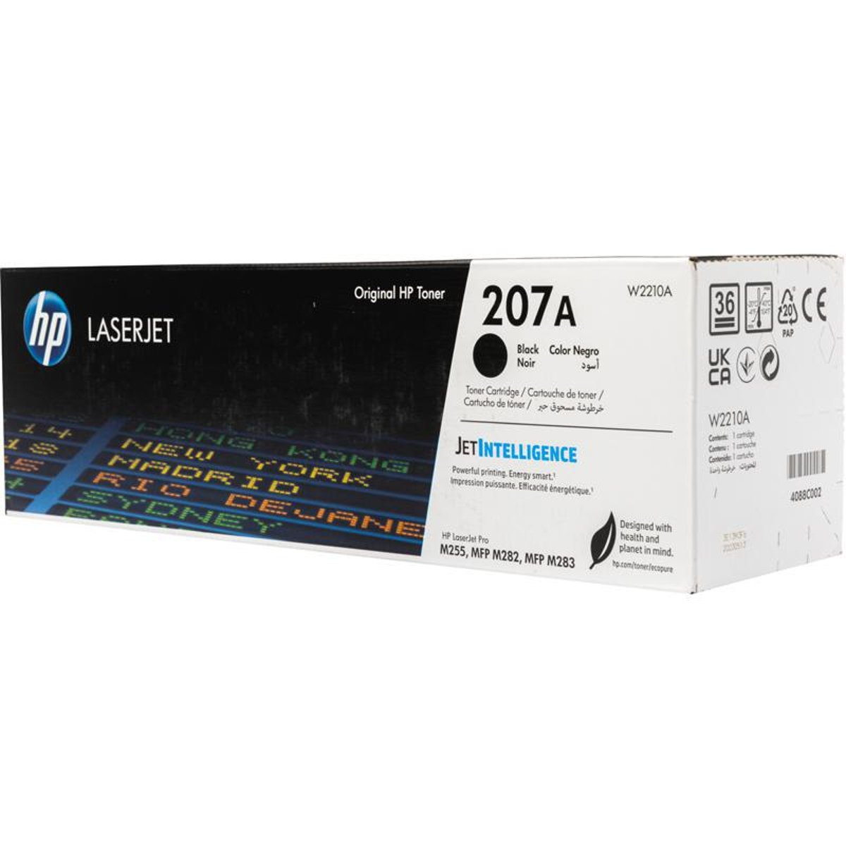 حبر HP الأصلي 207A/W2210A أسود للطابعات M255/M282/M283-