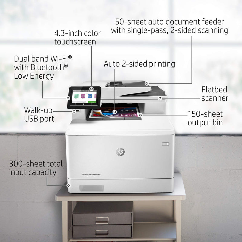 HP Printer Color LaserJet Pro MFP M479FDW / W1A80A