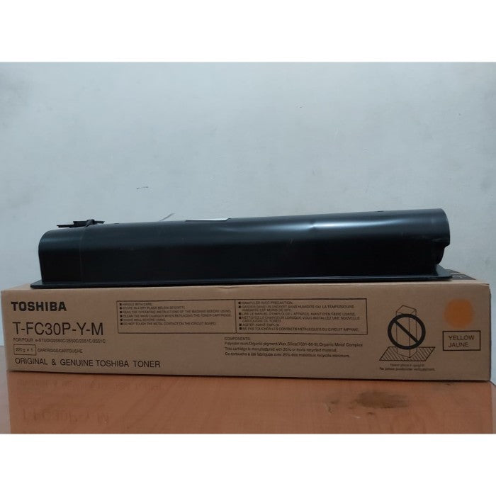 حبر توشيبا الأصلي الأصفر T-FC30P-M 2050C/2051C/2550C/2551C