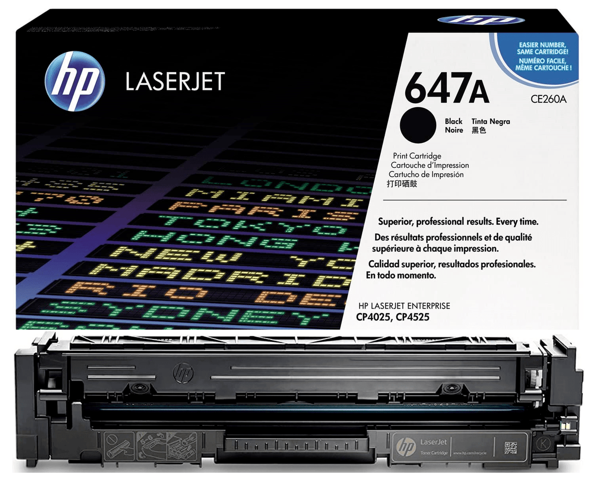 HP Toner Original Black 647A/CE260A CP4025