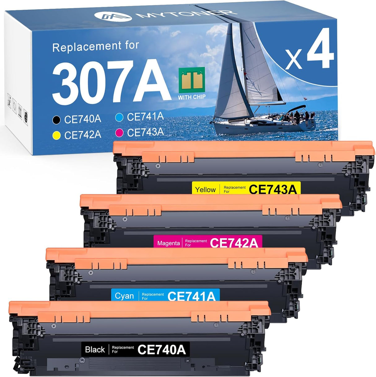 حبر اتش بي S-TECH Multipack 307A (CE740A CE741A CE742A CE743A) LJ-5225