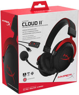 HyperX Cloud II Gaming Headset Wireless USB (Charging) Microphone Red 4P5K4AA