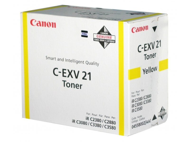 Canon Toner Original Yellow C-EXV-21/GPR-23 IRC-2880/C2550/C3080/C3380/C3480/C3580/C2380