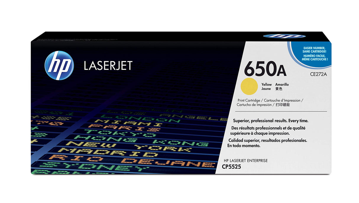 HP Toner Original Yellow 650AH/CE272AH