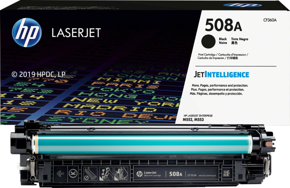 HP Toner Original Black 508A/CF360A M553