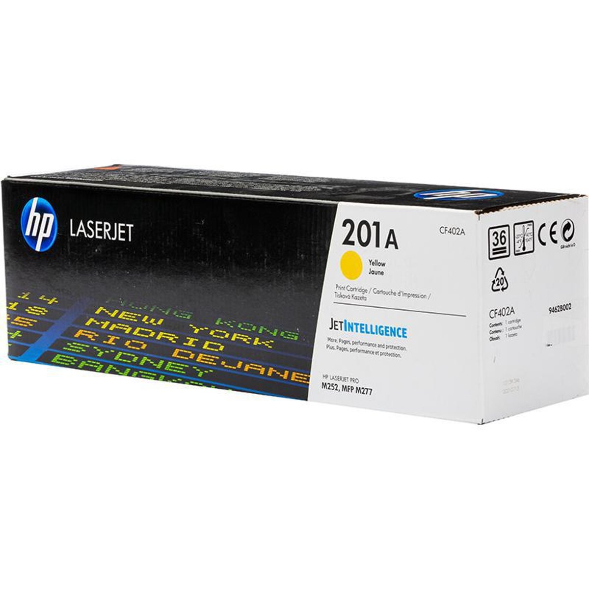 حبر HP أصلي 201A/CF402A أصفر M252/M277