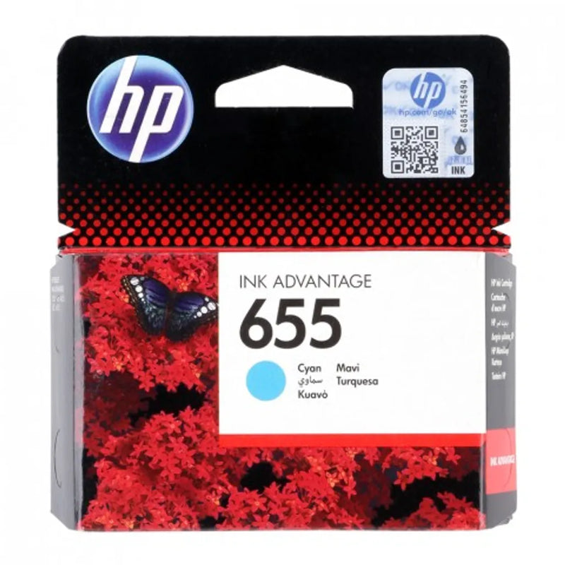 HP Ink Original Cyan 655/CZ110AE