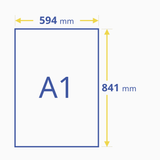 ورق A1 مقاس 60*50 سم يارد 80 جرام