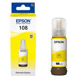 Epson Original Ink Yellow 108 C13T09C44A 70ml EcoTank L8050/L18050