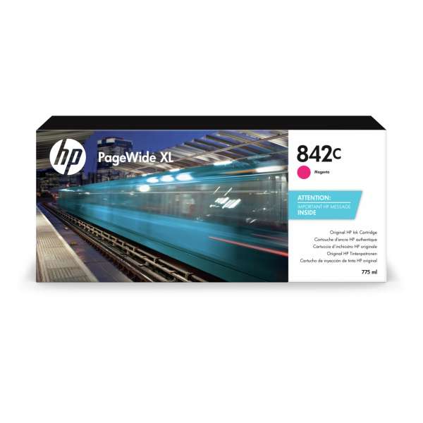 حبر أصلي HP 842C-XL/C1Q55A PAGEWIDE سعة 775 مل