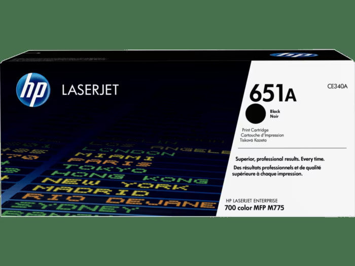 HP Toner Original Black 651A / CE340A M775