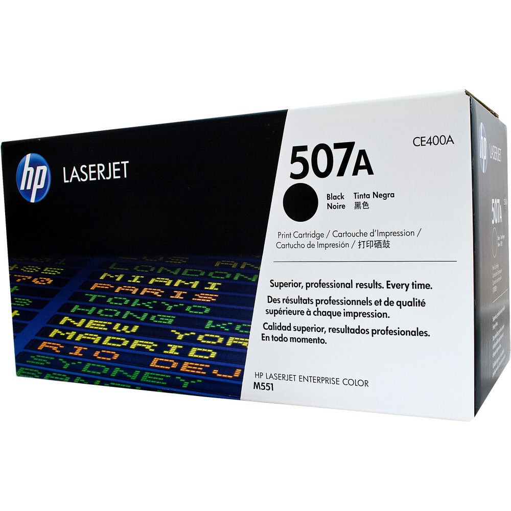 حبر HP الأصلي باللون الأسود 507A/CE400A لطابعات M500/M575