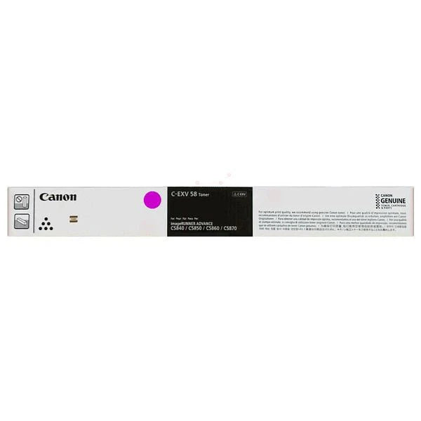 Canon Toner Original C-EXV-58L Magenta (LOW CAPACITY) DXC5840/5850/5860/5870