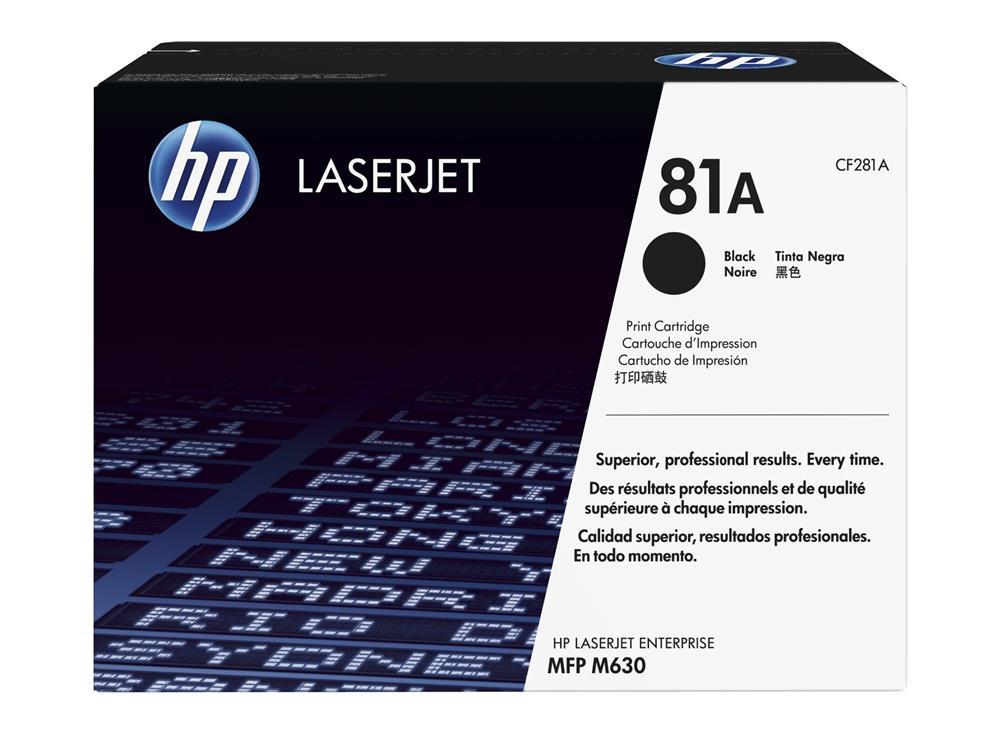 HP Toner Original Black 81A/CF281A M630