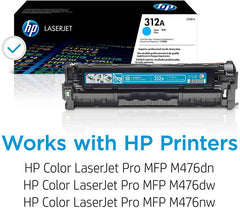 HP Toner Original Cyan 312A/CF381A MFP M476