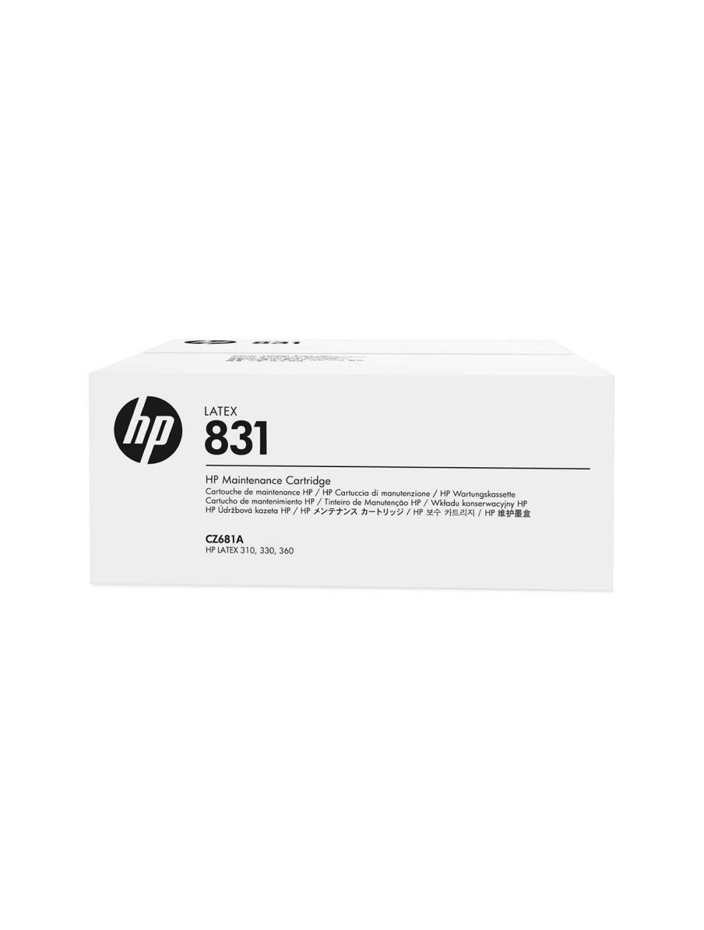 خرطوشة صيانة HP 831C/CZ681A LATEX الأصلية باللون الأسود