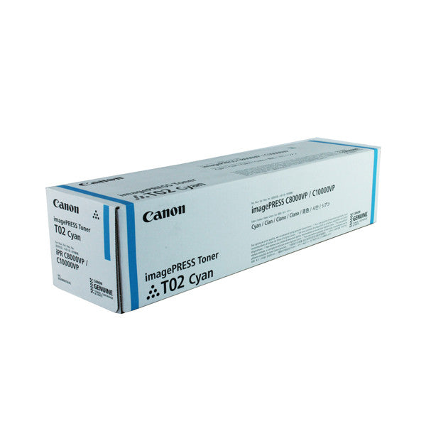 Canon Toner Original Cyan T-02/8530B001 iPR-C8000VP/C10000VP