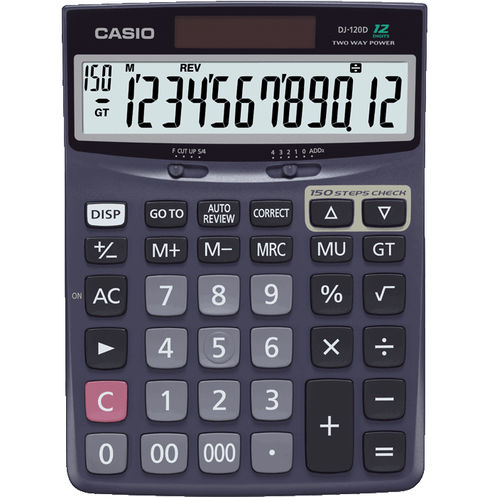 CALCULATOR CASIO DJ-120D