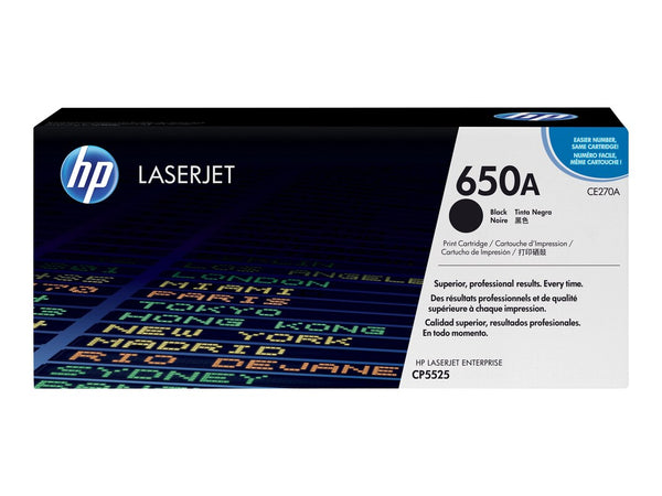 HP Toner Original Black 650AH/CE270AH