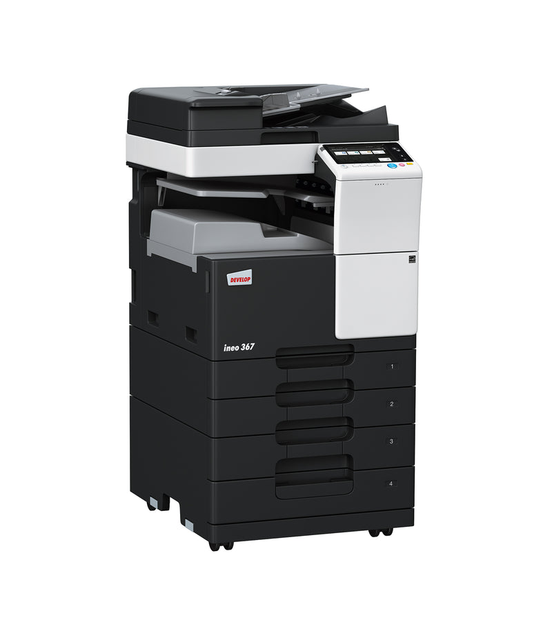 Develop Copier Konica Model INEO-367 with Duplex/Controller/PCL/PS/NIC/Drum/Developer 220V/60HZ