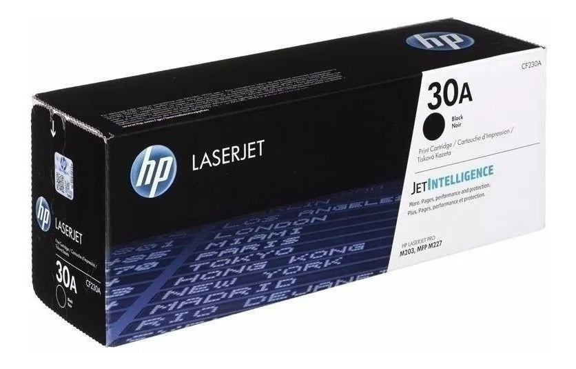 حبر HP الأصلي باللون الأسود 30A/CF230A لطابعات M203/M227