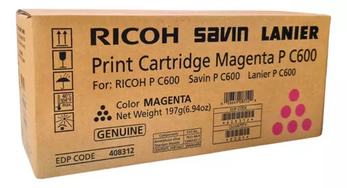 Ricoh Toner Magenta P C600 408312