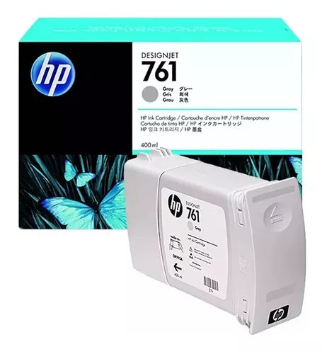 HP Plotter Ink Original Gray 400ML 761 / CM995A / T7100