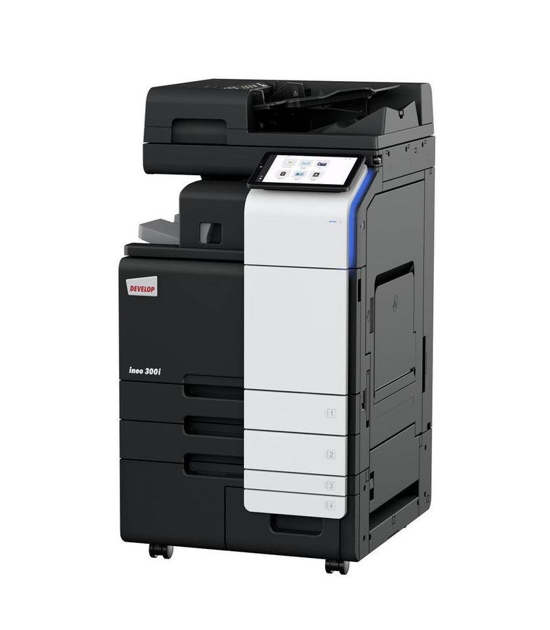 Develop Copier Color Konica Model INEO+300i with Print/Scan/NIC/HDD/Duplex/Drum/Developers 220V/60HZ