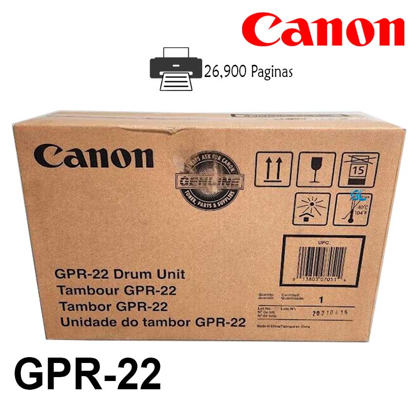 وحدة الطبول CET من Canon باللون الأسود GPR-22/C-EXV-18 IR-1018/1019/1020/1024