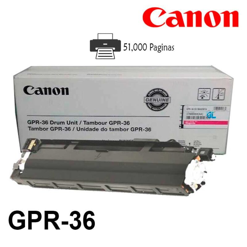 وحدة طبلة Canon الأصلية باللون الأرجواني GPR-36/C-EXV-34 IRC-2020/2025/C2220/C2225/C2230