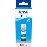 Epson Original Ink Cyan 108 C13T09C24A 70ml EcoTank L8050/L18050