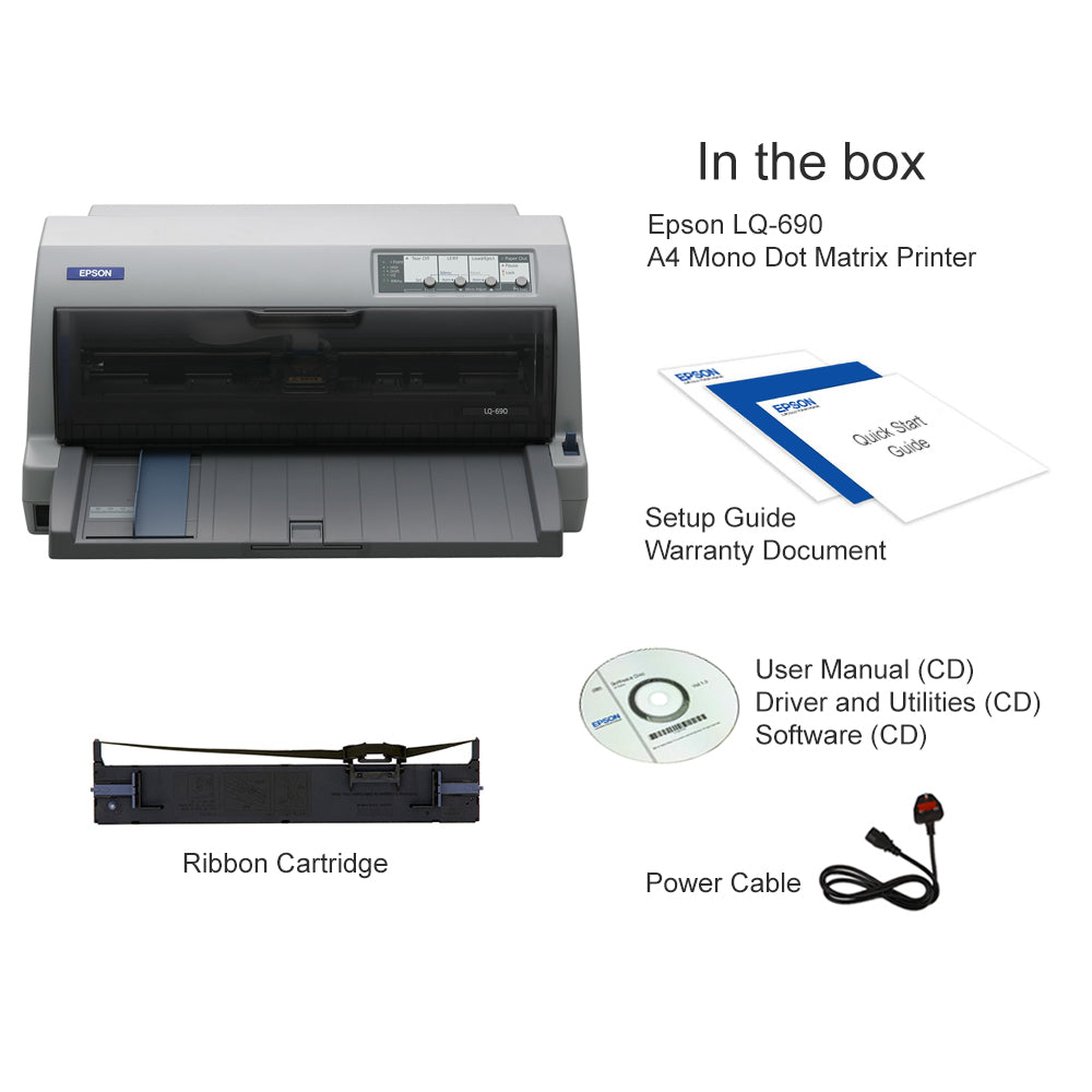 Epson Printer New Hardware LQ-690