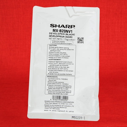 Sharp DEVELOPER Original Black MX-B20AV MX-B200