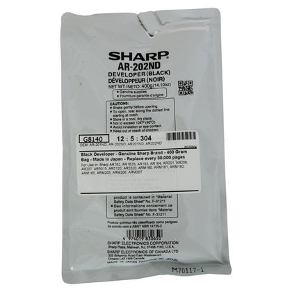 Sharp DEVELOPER Original Black AR-202FV/ND AR-5316/5320/160/5015