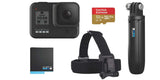 GoPro Hero 8 Special Bundle CHDRB-801 Black (Head strap + Quick Clip + Shorty + 32 GB microSD)