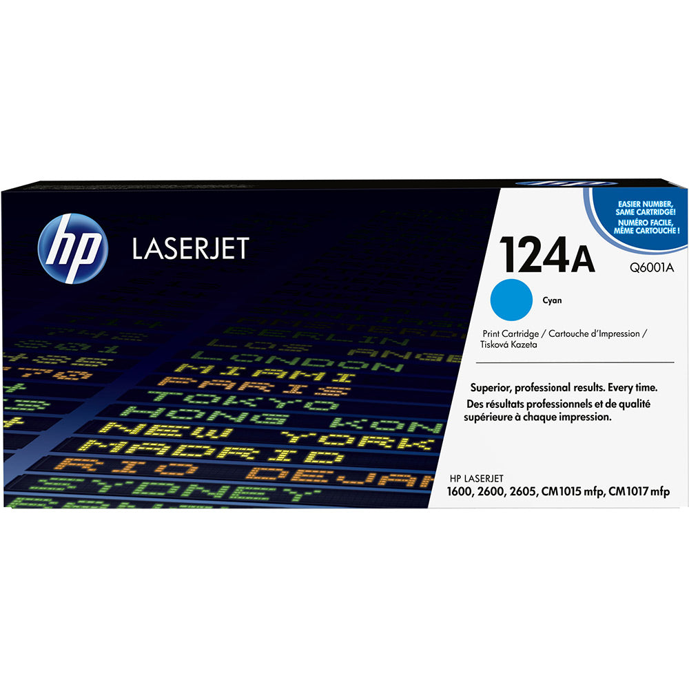 HP Toner Original Cyan 124A / Q6001A