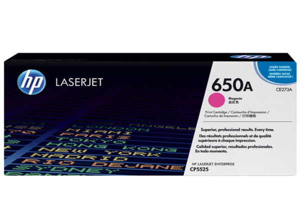 HP Toner Original Magenta 650AH/CE273AH