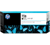 حبر HP الأصلي باللون الأسود غير اللامع 728/F9J68A للطابعات الراسمة/T730/T830 سعة 300 مل