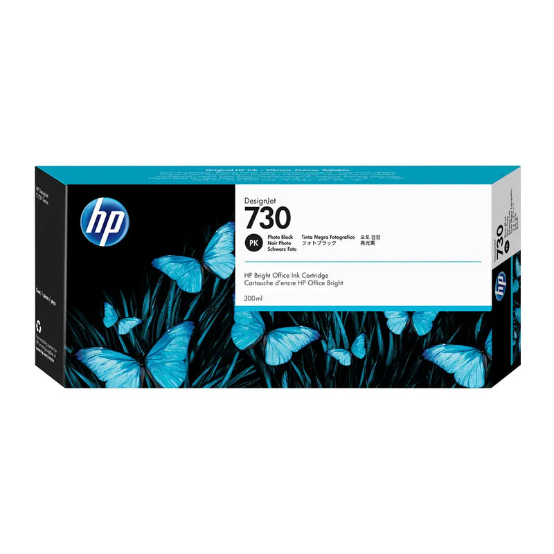 HP Ink Original PHOTO BLACK 730/P2V73A PLOTTER/T1700 300ML