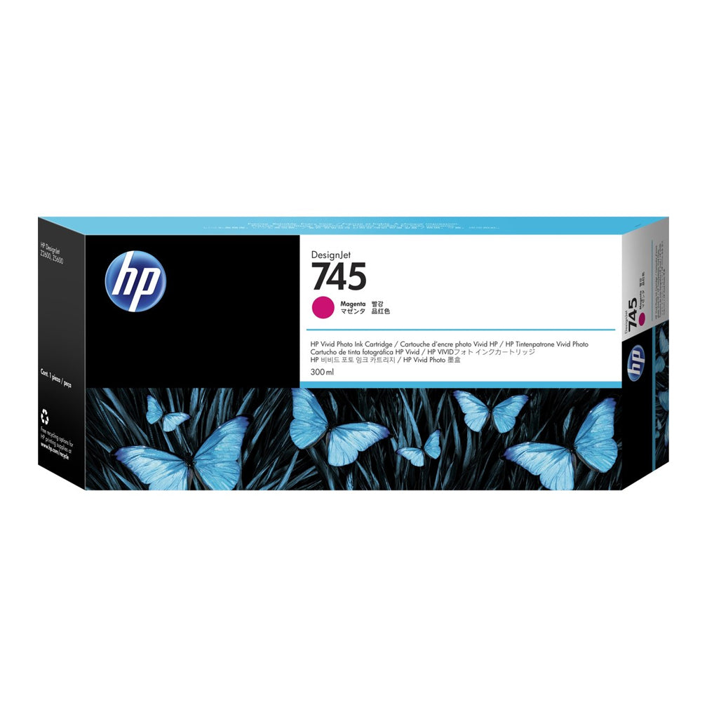 حبر أصلي HP 745/F9K01A أرجواني 300 مل