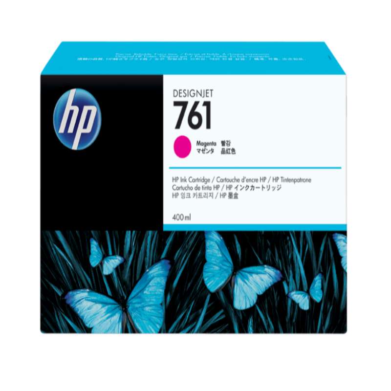 HP Plotter Ink Original Magenta 400ML 761 / CM993A / T7100